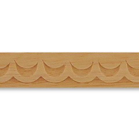 Picture of 1/2" W x 5/16" THK Architectural Carved Wood Moulding