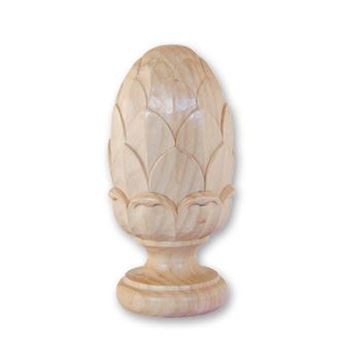 Picture of 3" X 6" Handcarved Finial 