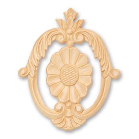 Picture of 5" X 6" X 3/8" Handcarved Applique Onlay