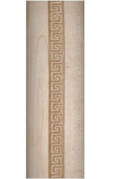 Picture of Greek Key Embossed Half Round Column (TK2082)