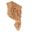 Picture of Unfinished Acanthus Bar Bracket Rubberwood (CORBEL-A-4-RW)