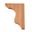 Picture of Unfinished Roman Corbel A Rubberwood (CORBEL-A-RW)