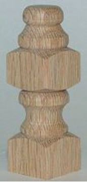 Picture of Galley Rail Corner Post Red Oak (G9620OUF3)